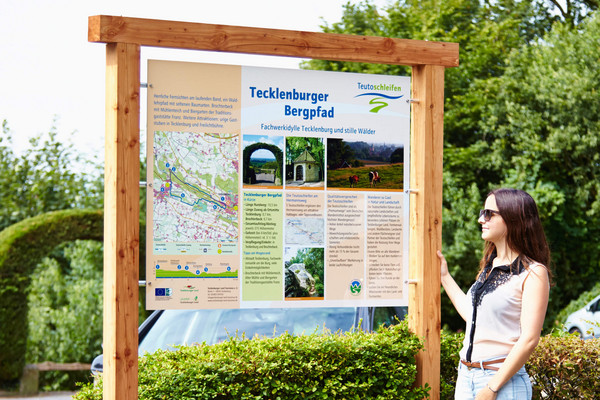 Infotafel Tecklenburger Bergpfad