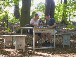 Outdoor-Tischset der Teutoschleifchen